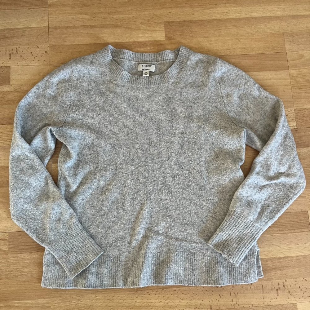 J.CREW Women's Wool blend Grey Sweater size: S